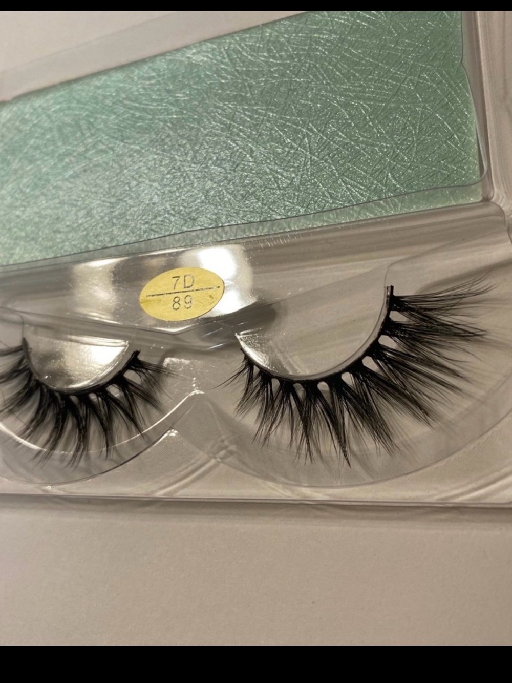 2x Pairs of 7D Mink Eyelashes Black